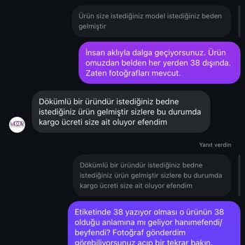 Hatalı Ürün Gönderimi Ve İade Sürecinde Mağduriyet Yaşadım