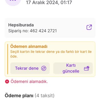 Hepsipay Kart Güncellemesi Nedeniyle Taksit Ödeme Sorunu Ve Gecikme Faizi Endişesi