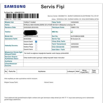 Hasarlı Buzdolabı Teslimatı Ve Samsung'un İlgisizliği