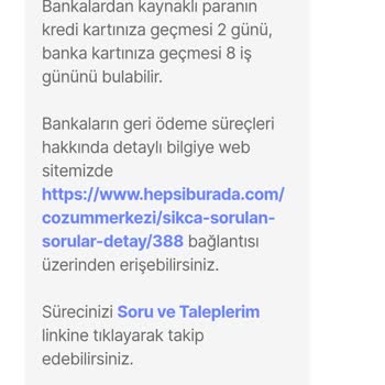 İade Sürecinde Bilgi Eksikliği Ve Gecikme