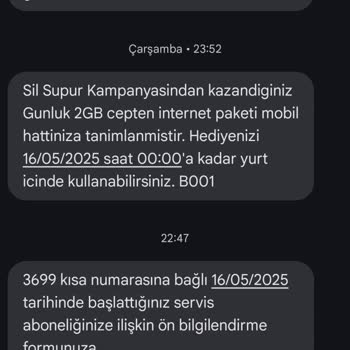 Uygulama Aboneliğiyle Bilgilendirme Yapılmadan Faturama Ücret Yansıtıldı, Türk Telekom'dan Koruyucu Önlem Bekliyorum