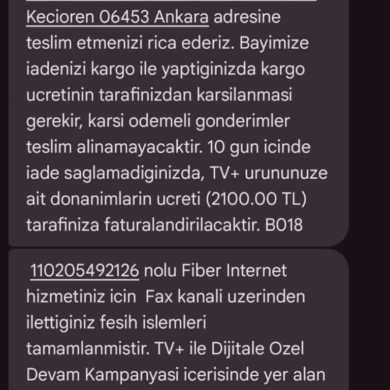 Superonline Modem İadesinde Yanlış Bilgilendirme Ve Mağduriyet Yaşadım