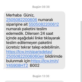 Siparişin Teslim Edilmemesi Ve İptal Sonrası Fiyat Artışı