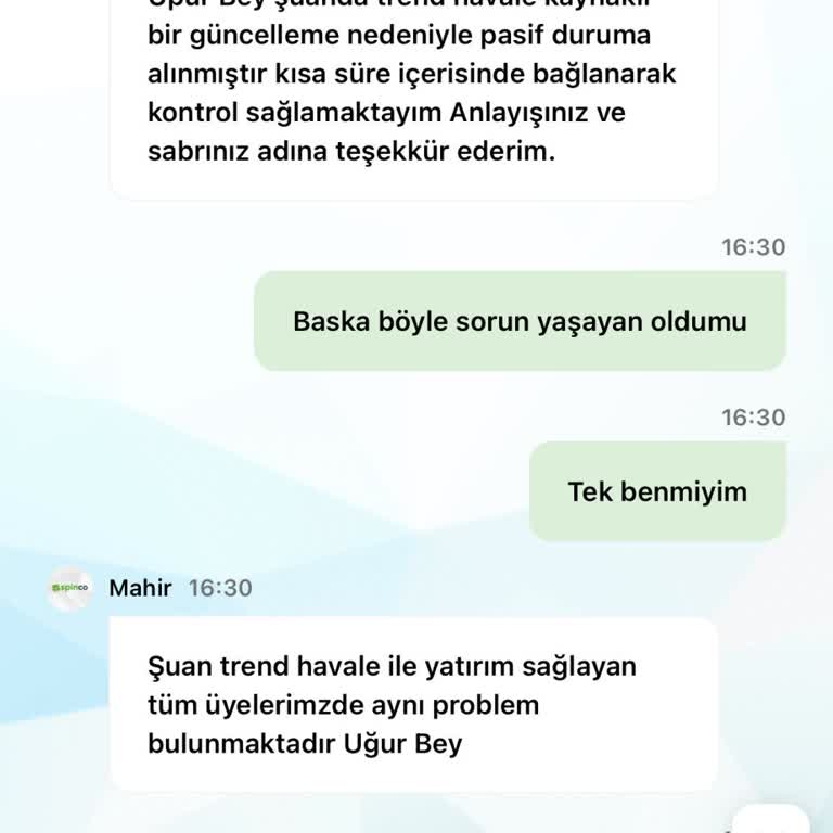 Yatırım Sonrası Destek Eksikliği Ve Hesap Sorunları