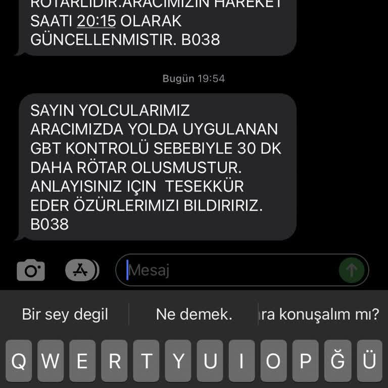 Kale Turizm İle Gecikmeli Ve Sorunlu Yolculukta Mağduriyet Yaşadım