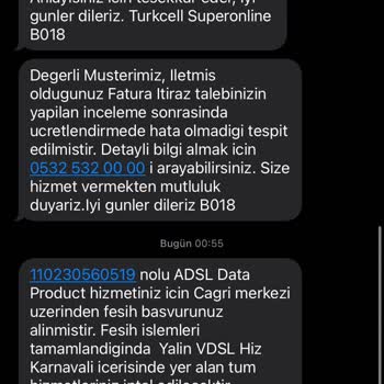 Arızalı İnternet İçin Fatura Ve Yüksek Cayma Bedeliyle Mağdur Edildim