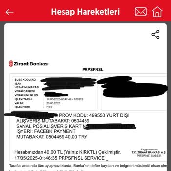 Ziraat Bankası İzinsiz Para Aktarımı Mağduriyeti