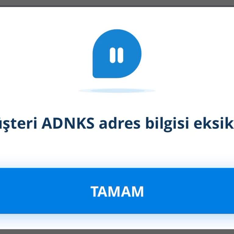 Adres Bilgisi Engeline Takılan Kart Başvurusu