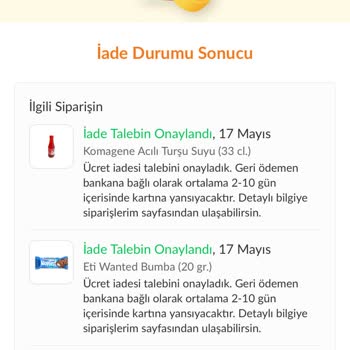 Teslim Edilmeyen Siparişin Ücreti Alındı Takip Sistemi İşe Yaramadı