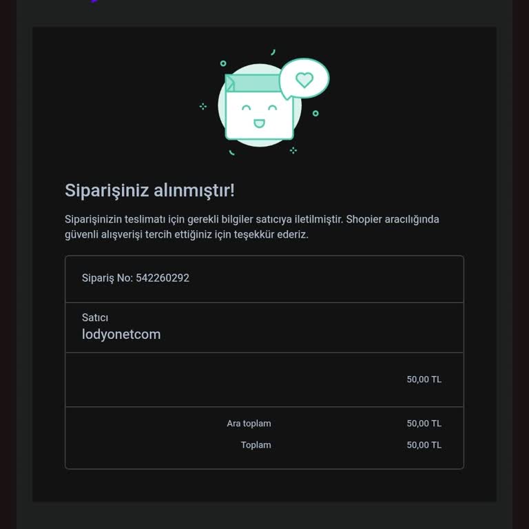 Lodyo Vaatlerini Yerine Getirmiyor 50 TL İadem Yapılmadı