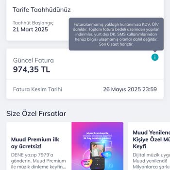 Kullanmadığım Ek Ücretler Ve Hızla Tükenen İnternet Paketleri!