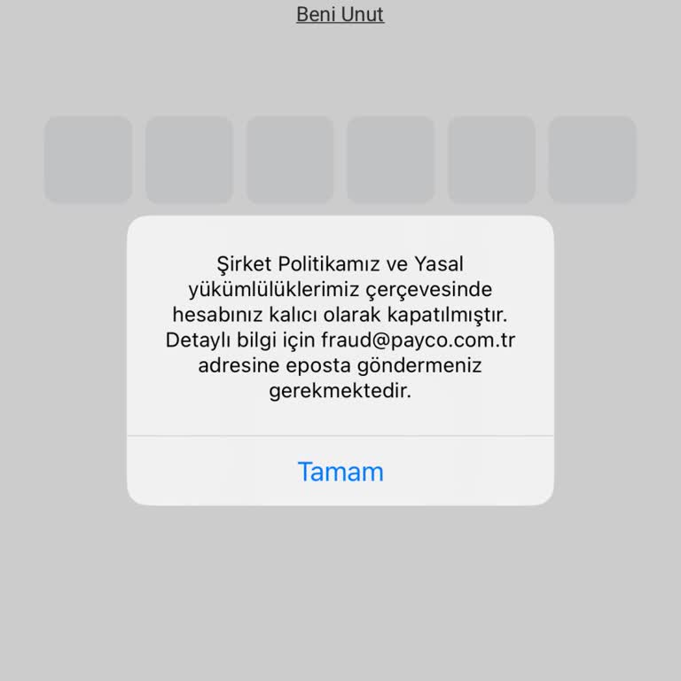 Hesabım Sebepsiz Kapatıldı, Paramı Alamıyorum Ve Destek Yetersiz