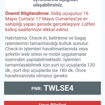 Yanlış Tarihli Uçuş Nedeniyle Mağduriyet Ve Çözüm Talebi
