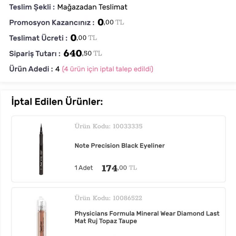 Online Siparişim Sebepsizce İptal Edildi, Para İadem De Yapılmadı