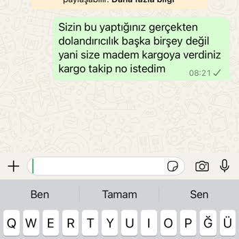 Sipariş İptali Sonrası Kargo Bilgisi Verilmedi