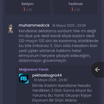 Haksız Yorumun Kaldırılması Ve Destek Ekibinin İlgisizliği