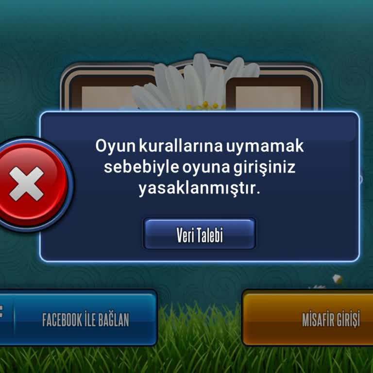 101 Okey Plus Hesabım Sebepsizce Kalıcı Olarak Banlandı, Emeklerim Boşa Gitti