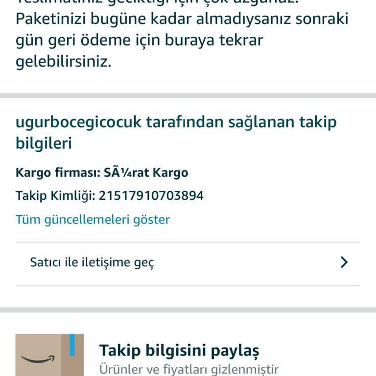 Kargom Eve Teslim Edilmedi, Ürün Fiyatı Arttı, Mağdur Edildim