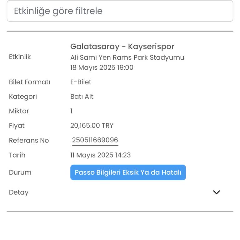 Biletim Gelmedi, Destek Taleplerim Cevapsız Kaldı