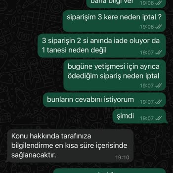 Zara Online Alışverişte Tekrarlayan Sipariş İptalleri Ve Yetersiz Bilgilendirme