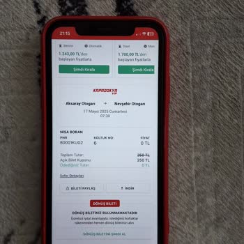 Otobüs Gelmedi, Mağdur Edildim Ve Paramı İstiyorum!