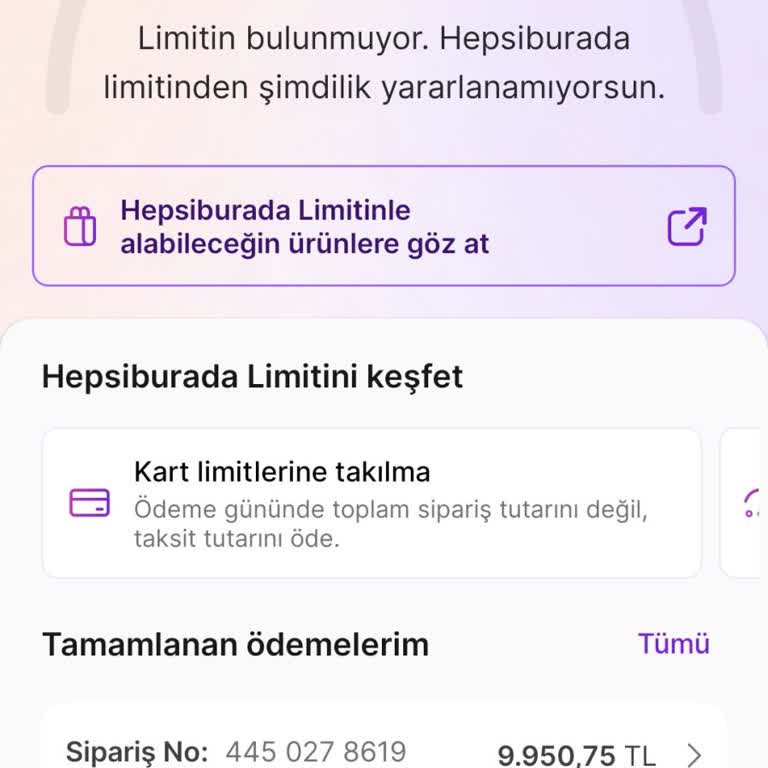 Hepsipay Limitim Sebepsizce Sıfırlandı Ve Artırılmıyor