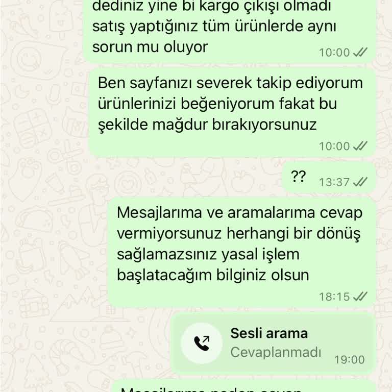 17 Gündür Teslim Edilmeyen Sipariş Ve İletişimsizlik