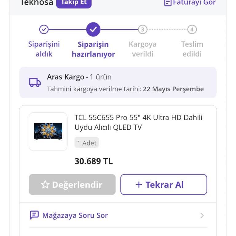 Sipariş İptali Ve Taksit Seçeneğinde Yaşanan Zorluk