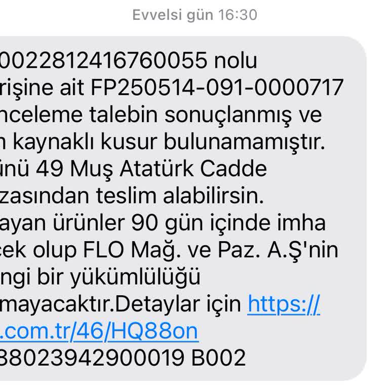 Aldığım Bot Kısa Sürede Deforme Oldu, Çözüm Sunulmadı