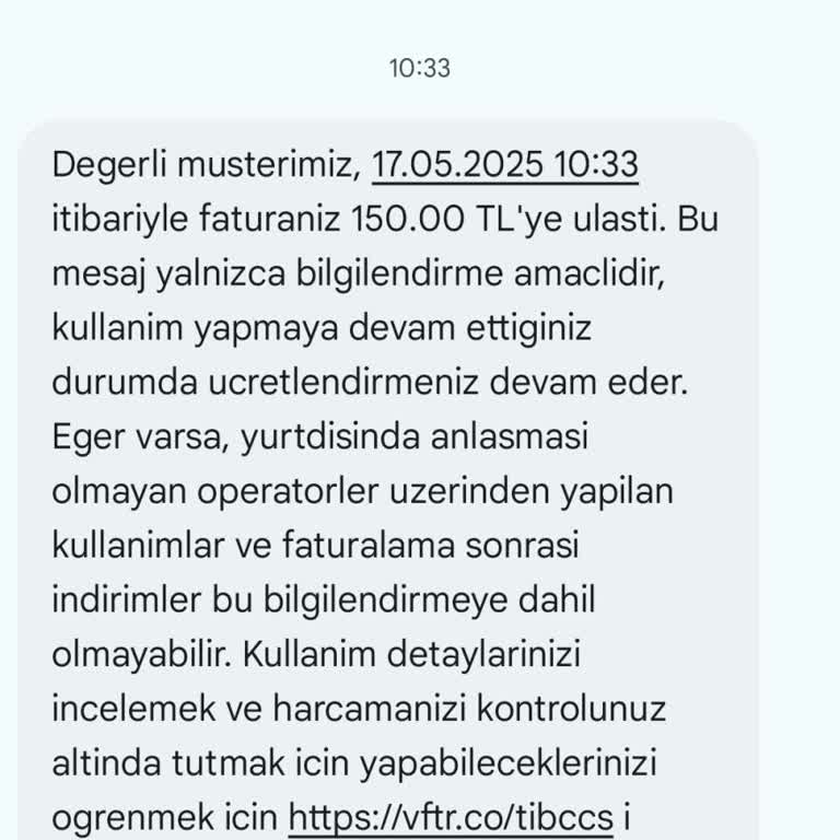 Onayım Olmadan 11877 Hizmet Bedeli Faturama Yansıtıldı