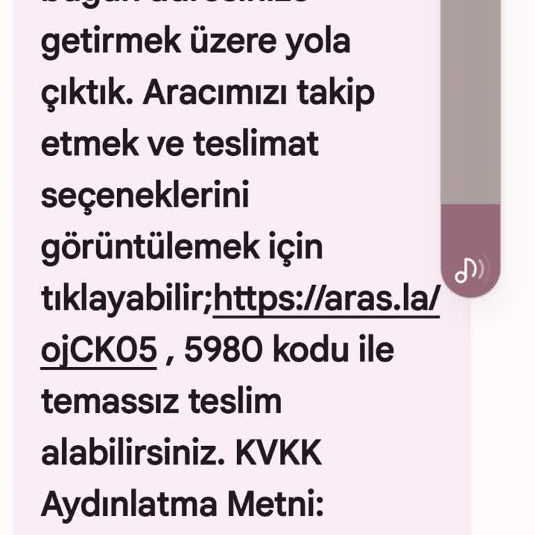 Aras Kargo Teslimat Sorunu Ve Yanıltıcı Mesajlar Nedeniyle Mağduriyet