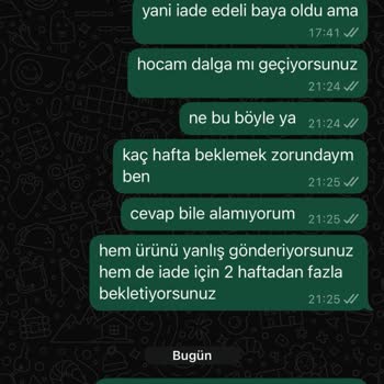 Yanlış Ürün Ve Sürekli Ertelenen İade Süreci