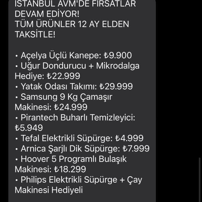 İstenmeyen Mesajların İptal Edilememesi