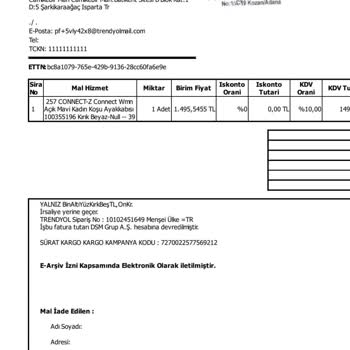 Kısa Sürede Parçalanan Ayakkabı İçin Değişim Talebi
