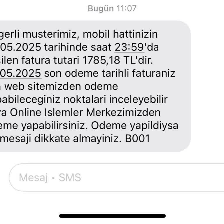 Taahhüt Bitmeden Hat Taşıdım Yüksek Fatura Geldi Müşteri Hizmetlerine Ulaşamıyorum