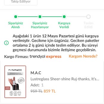 Kayıp Kargo Nedeniyle Ürünü Tekrar Alamıyorum