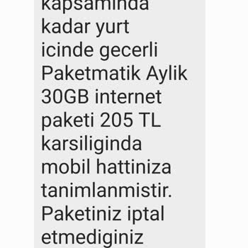 Türk Telekom Ek İnternet Paketi Süresi Ve Fatura Sorunu
