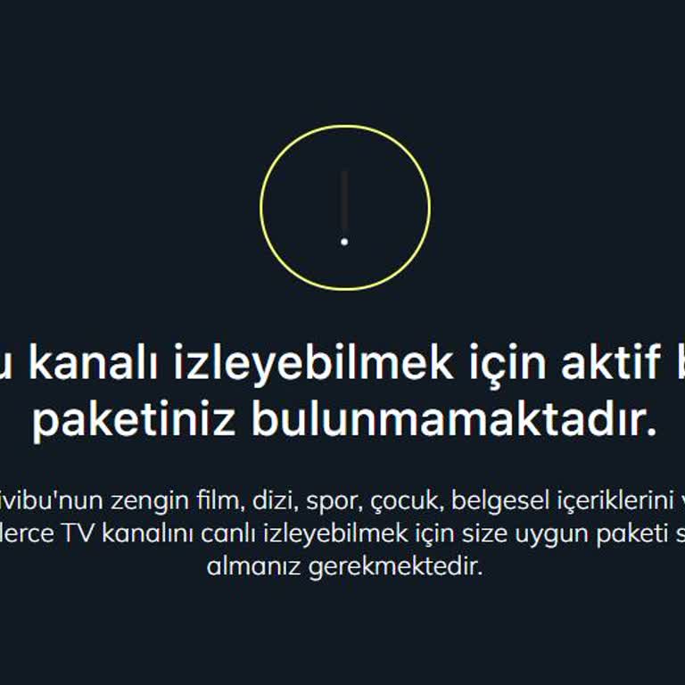 Tivibu Go'da Hata Ve Müşteri Hizmetlerine Ulaşamama Sorunu
