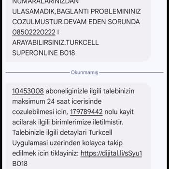 5 Gündür Çözülemeyen İnternet Kesintisi Ve Müşteri Hizmetleri Mağduriyeti