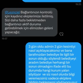 5 Gündür Çözülemeyen İnternet Kesintisi Ve Müşteri Hizmetleri Mağduriyeti