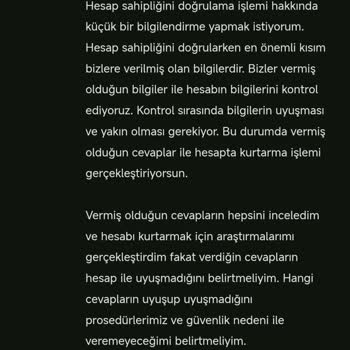 Hesabımın Maili Değiştirildi Destek Ekibi Yardımcı Olmuyor