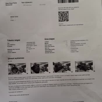 Philips Buhar Kazanlı Ütümde Tekrarlayan Buhar Sorunu Çözülmüyor