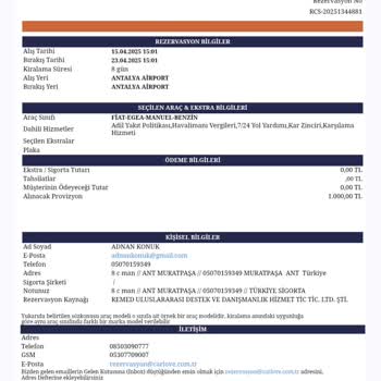 Car Love Depozito İadesi Gecikmesi Ve Müşteri Hizmetlerine Ulaşılamıyor