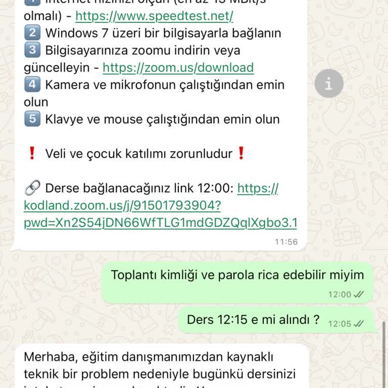 Son Dakika Ders İptali Ve Kurumun Ciddiyetsizliği