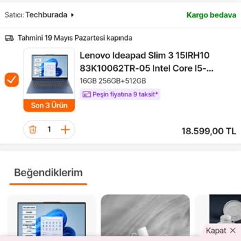 Techburada Peşin Fiyatına 9 Taksit Vaat Edildi, Farklı Fiyat Çıktı!