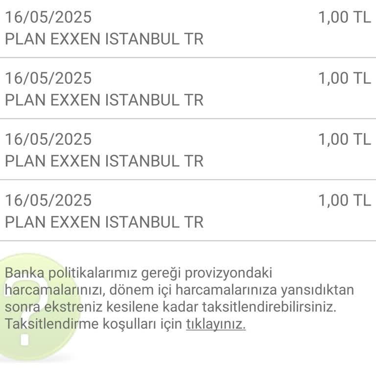 Exxen Hesabım Kullanılmadığı Halde Kredi Kartımdan Ücret Çekildi