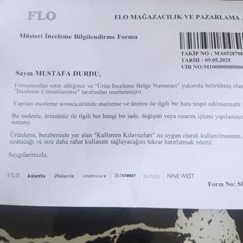 Kısa Sürede Tabanı Delinen Krampon İçin FLO'dan Beklenmedik Garanti Reddi