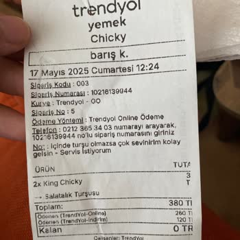 Ürün İçinden Yabancı Cisim Çıkması Ve Hijyen Sorunu