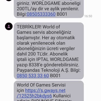 Karekodla Uygulama Yüklerken Bilgim Dışında World Of Games Aboneliği Ve Haksız Ücret