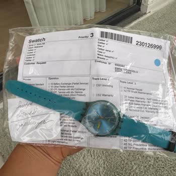 Swatch Servisi Saatimi Tamir Etmeden Kargoyla Geri Gönderdi